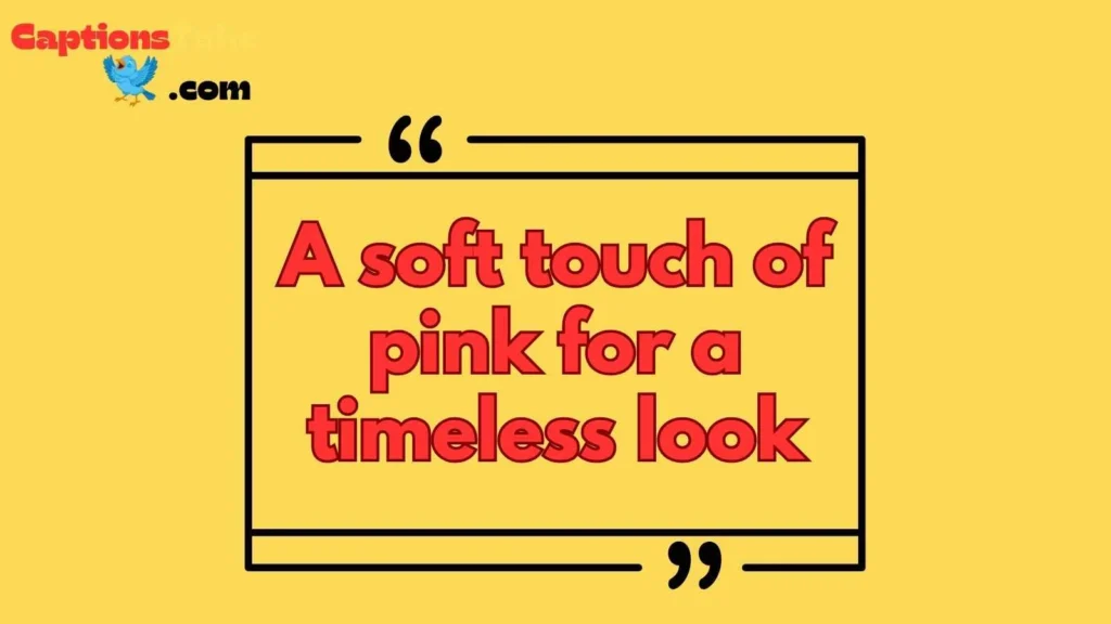 Classy Pink Lipstick Captions