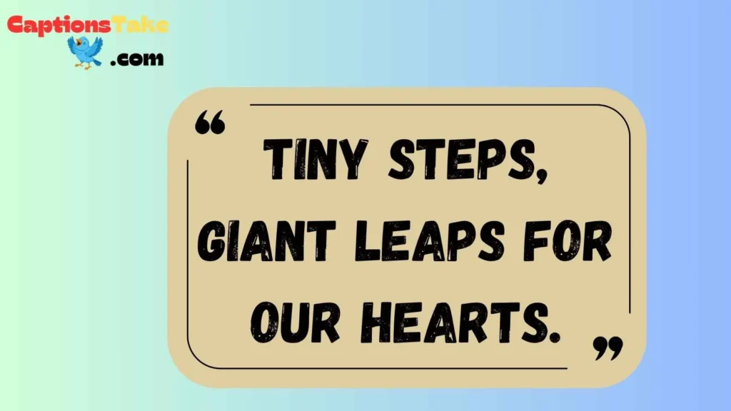 First Steps Captions