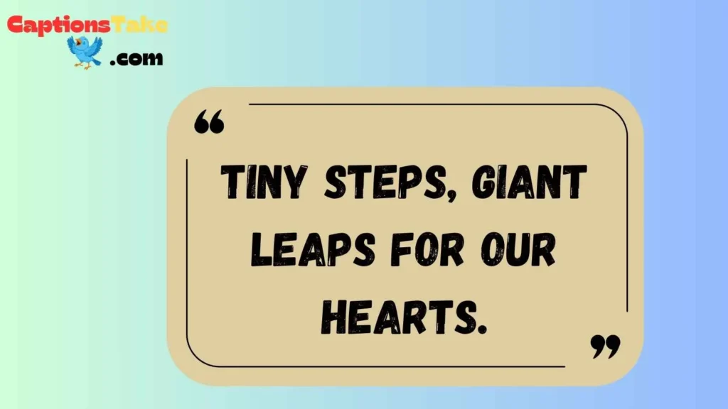First Steps Captions