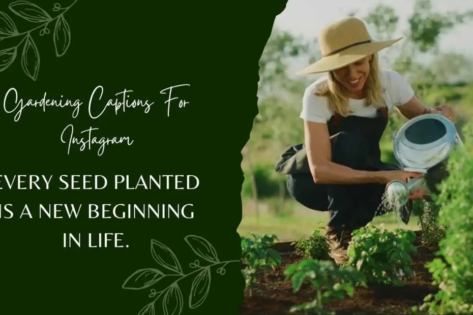 Gardening Captions For Instagram