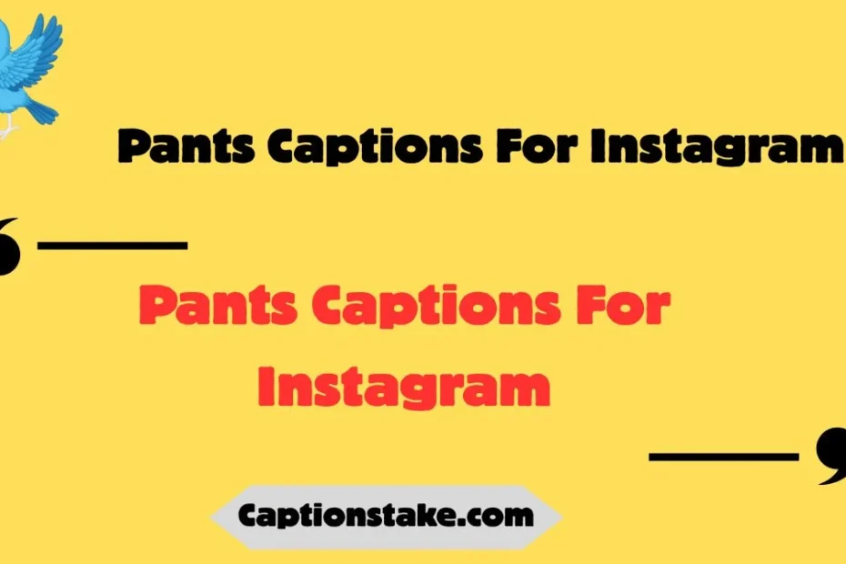 Pants Captions For Instagram