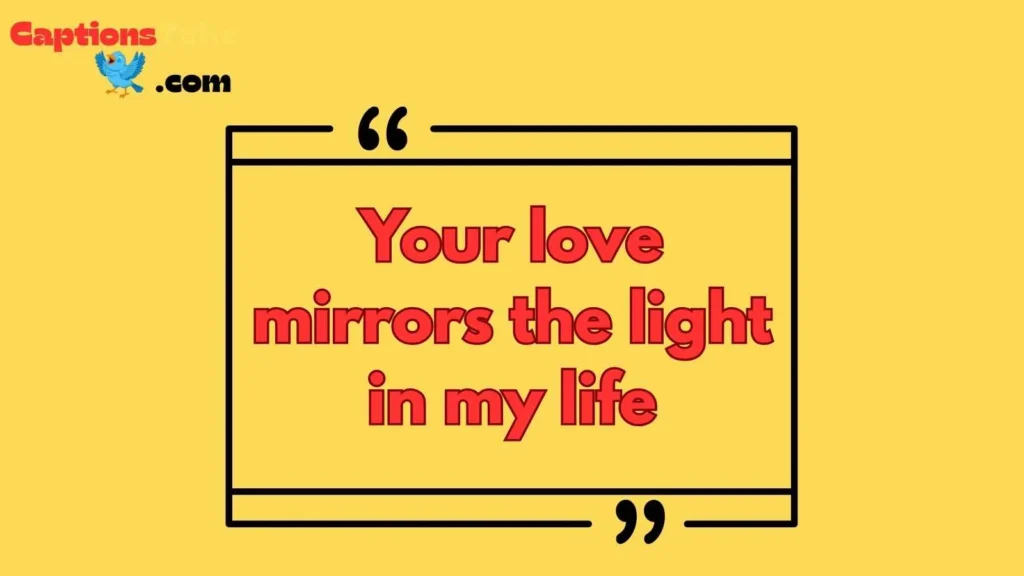 Reflection Captions for Love