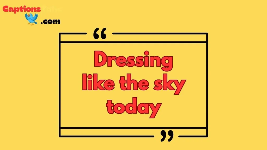 Blue dress for instagram captions for boy