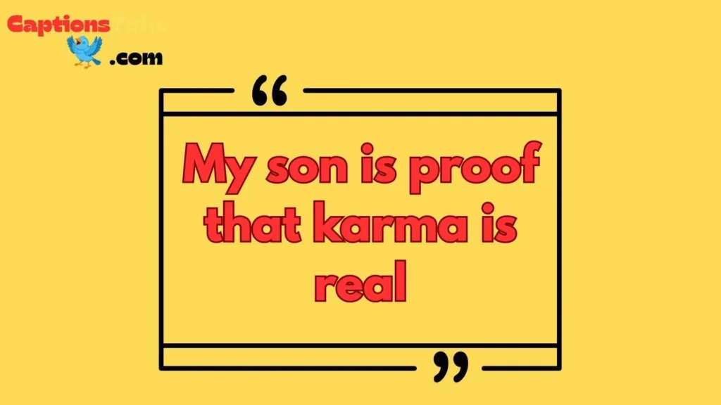 Funny Mom and Son Captions