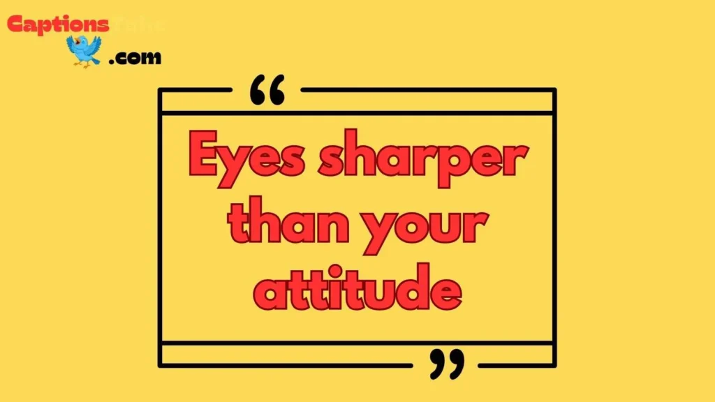 Killing Eyes Captions for Instagram