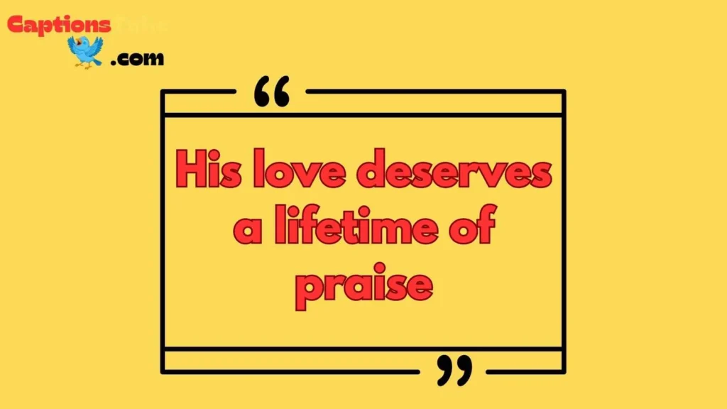 Praise Captions for Instagram