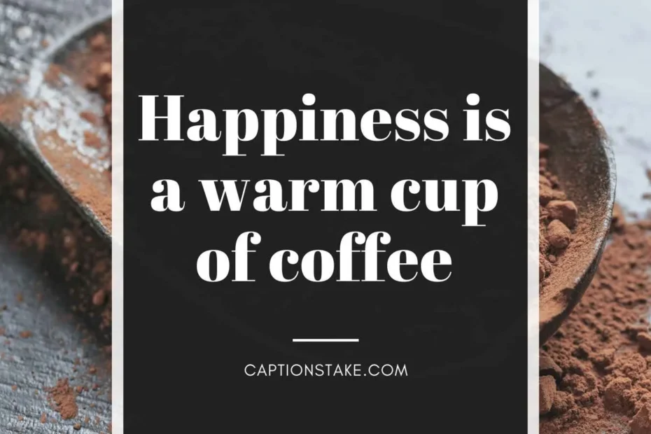 Cafe Captions For Instagram