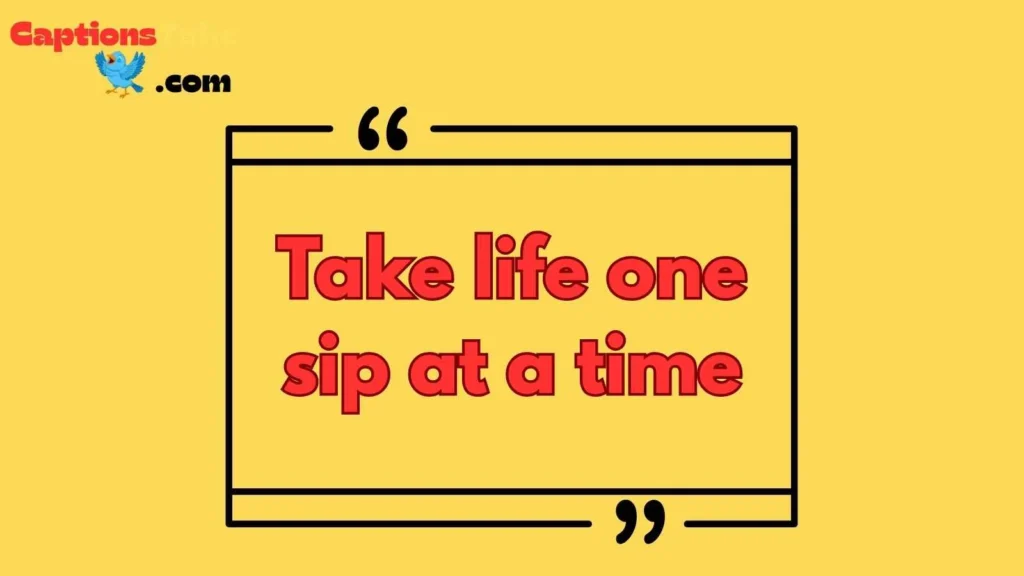 Cafe Captions for Instagram in English