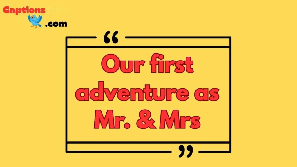 Captions for Honeymoon Memories