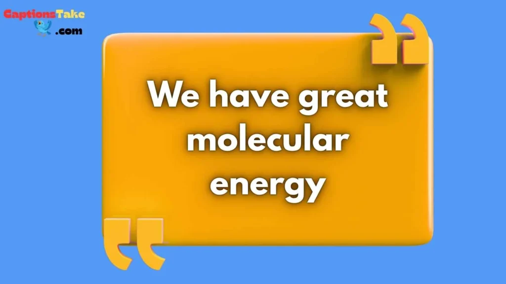 Chemistry Captions for Friendship