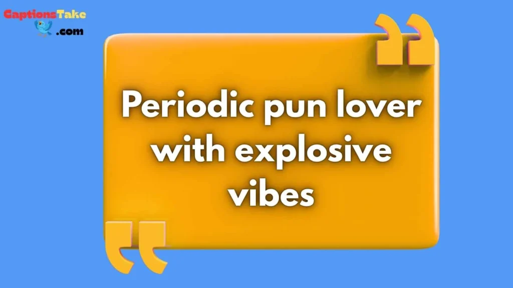Chemistry Instagram Bio