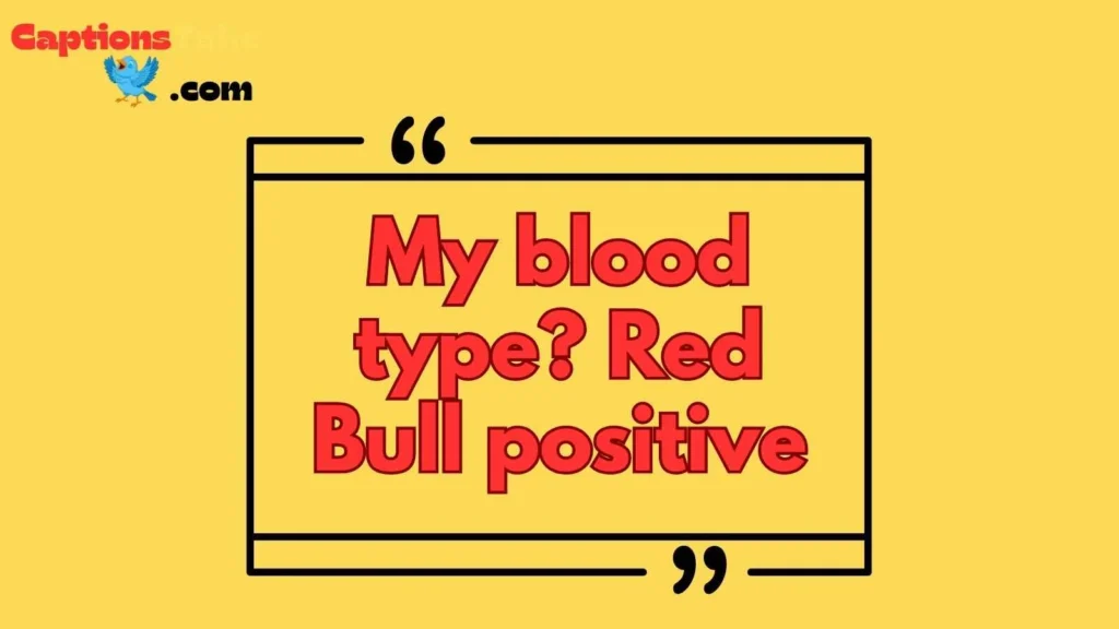 Funny Red Bull Captions