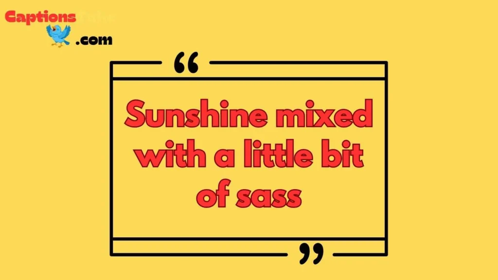 Funny Sunshine Captions