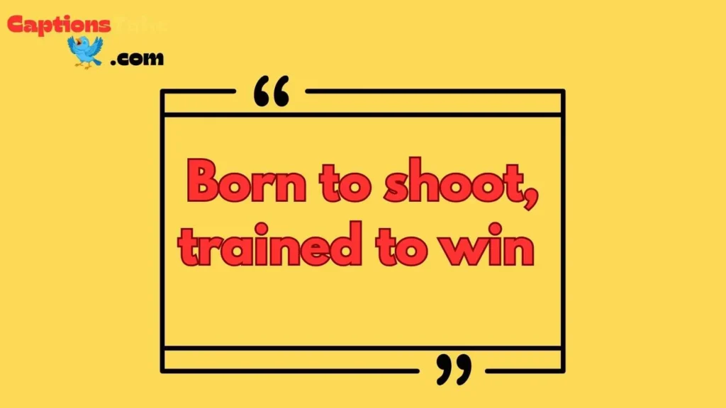 Gun captions for Instagram for boy