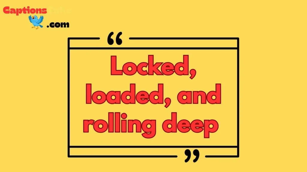 Gun Captions for Instagram with Friends