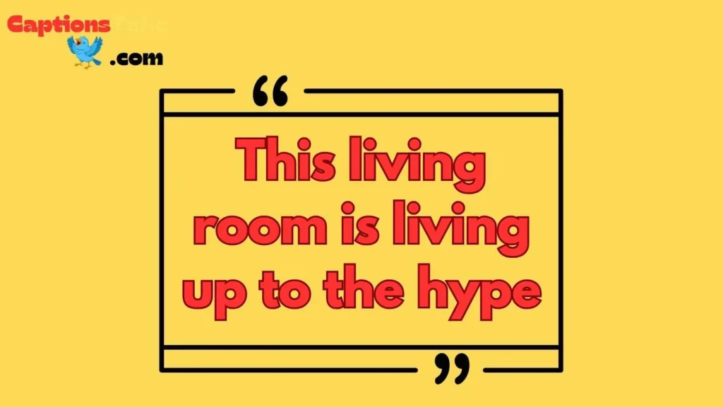 Living Room Furniture Captions