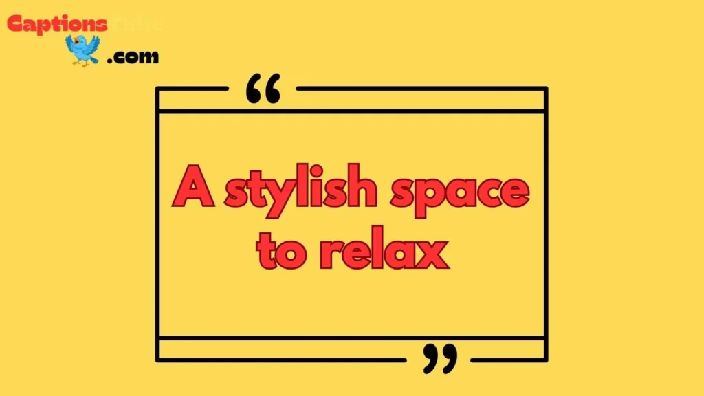 Modern Living Room Captions