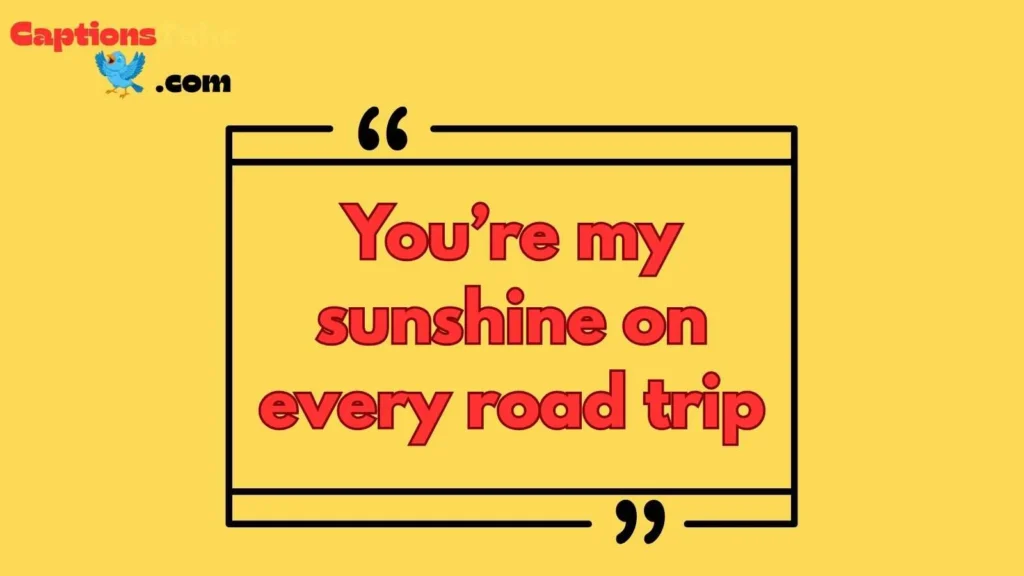 Romantic Car Mirror Captions