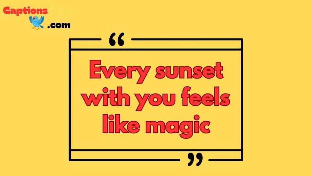 Romantic Sunshine Captions