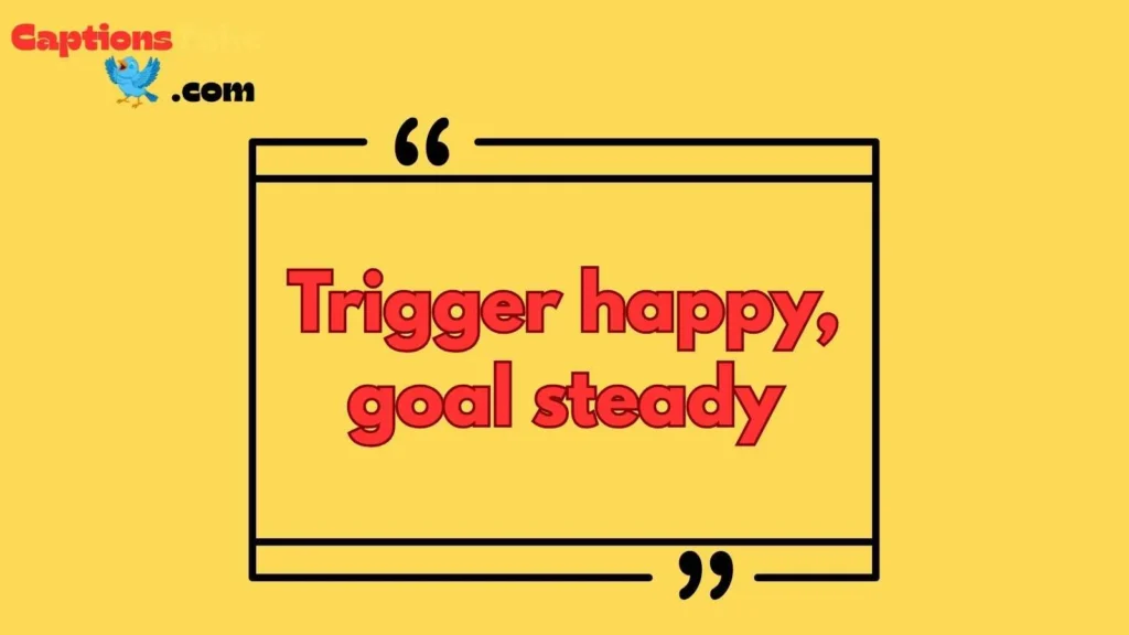Short quotes gun shooting captions