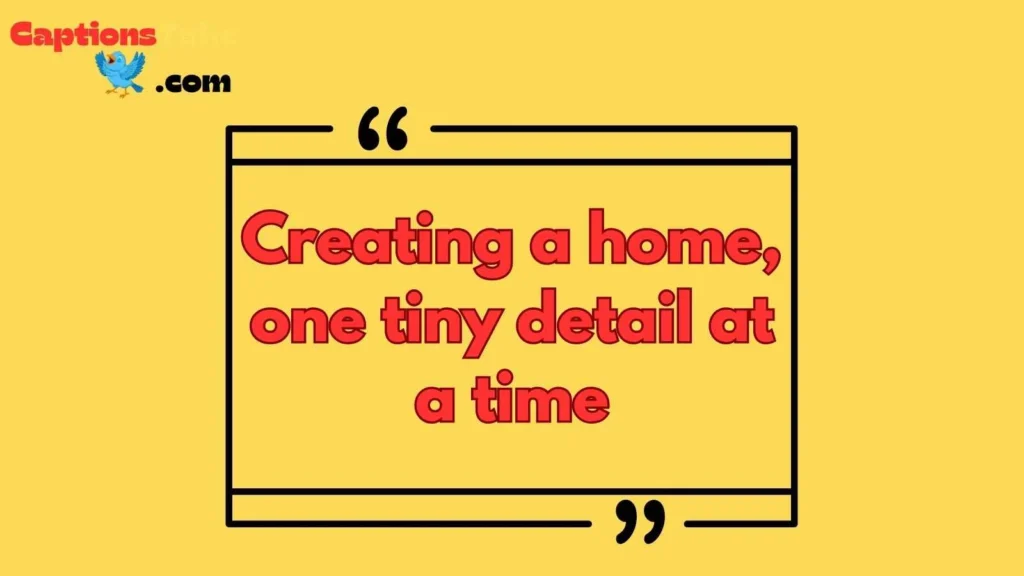 Apartment Life Captions