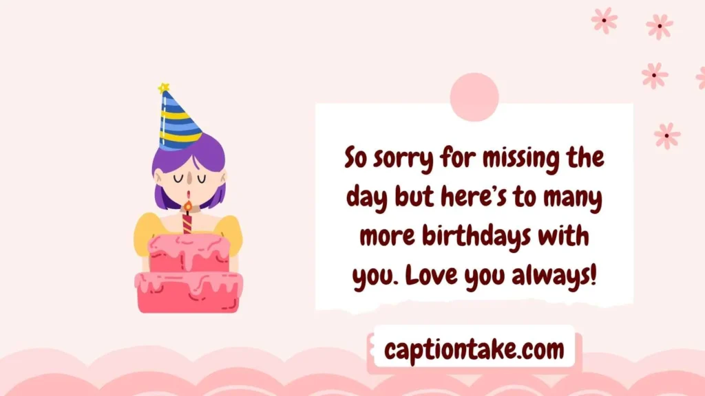 Belated Birthday Wish