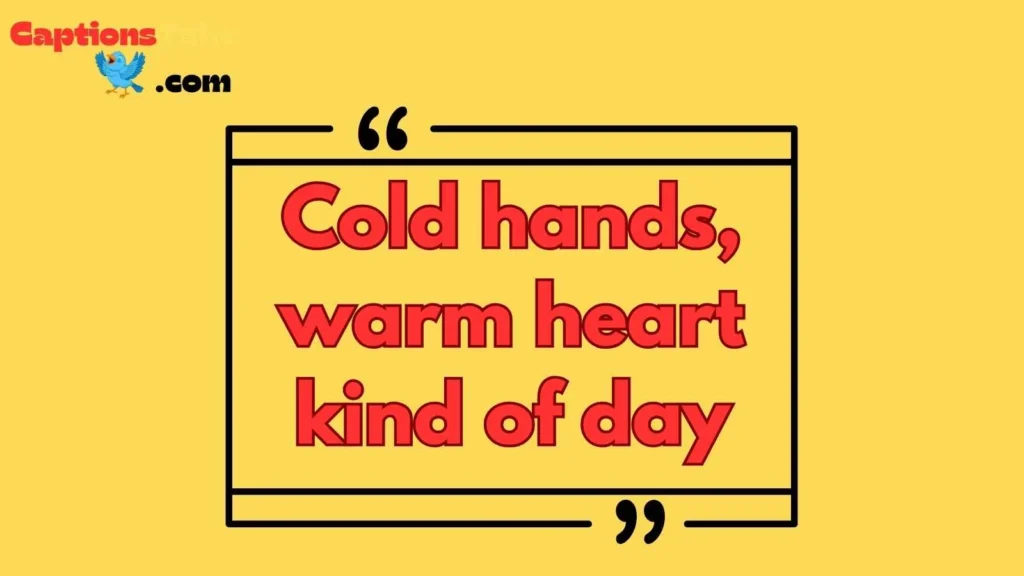 Cool Weather Captions for Instagram