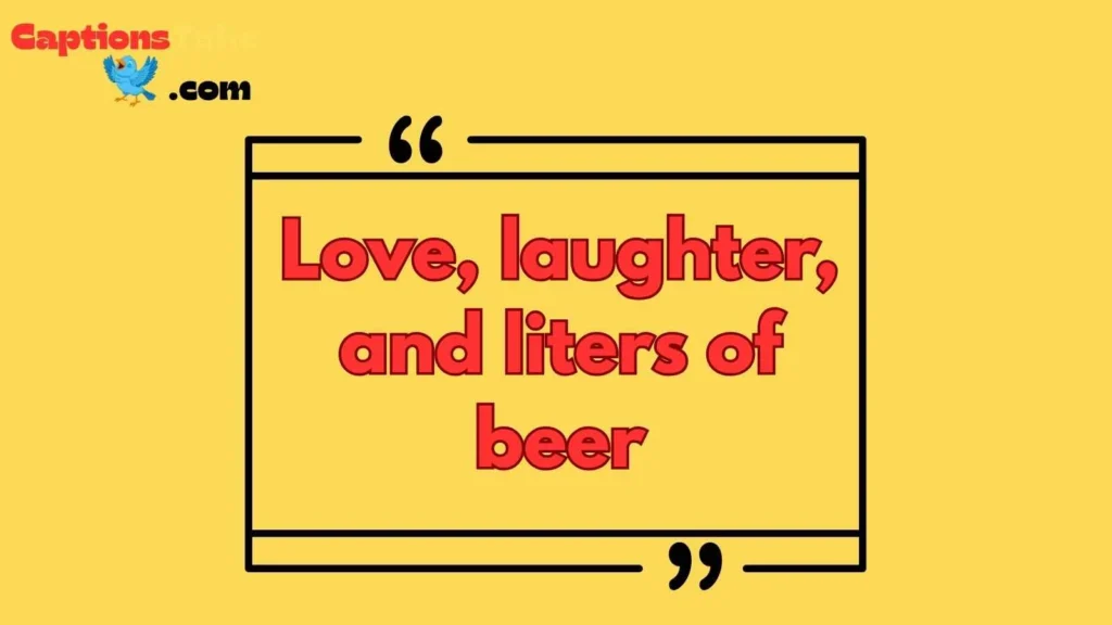 Romantic Oktoberfest Captions