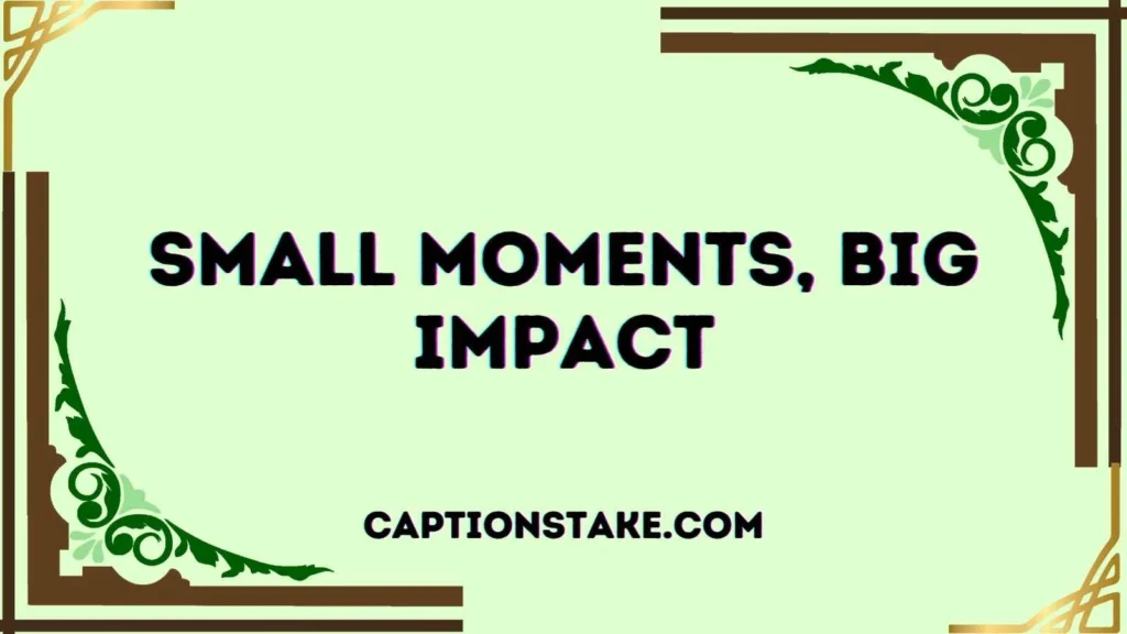 Short and Sweet Captions