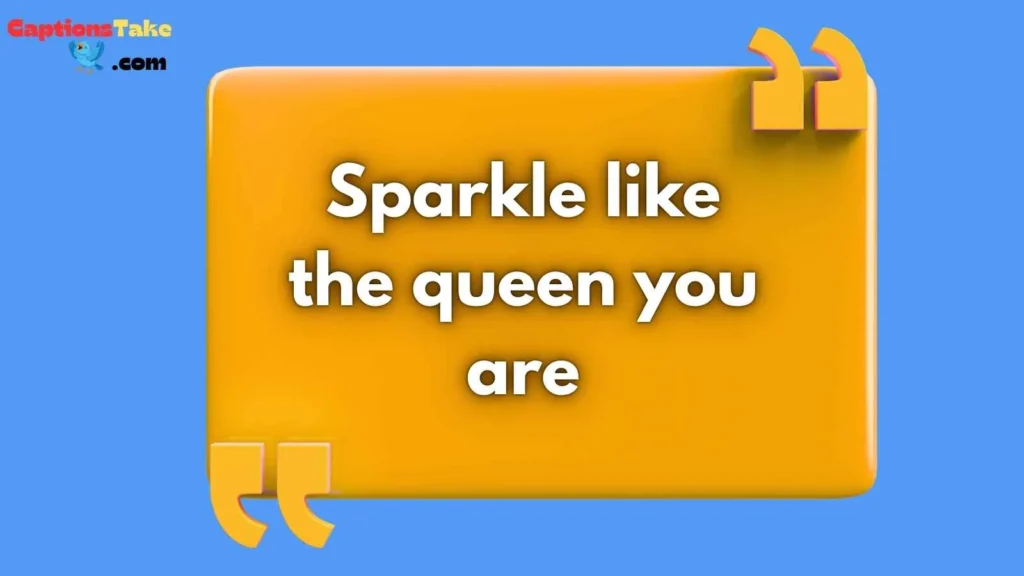 Sparkly Tiara Captions