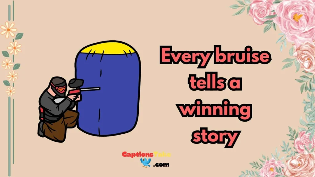 Competitive Paintball Captions