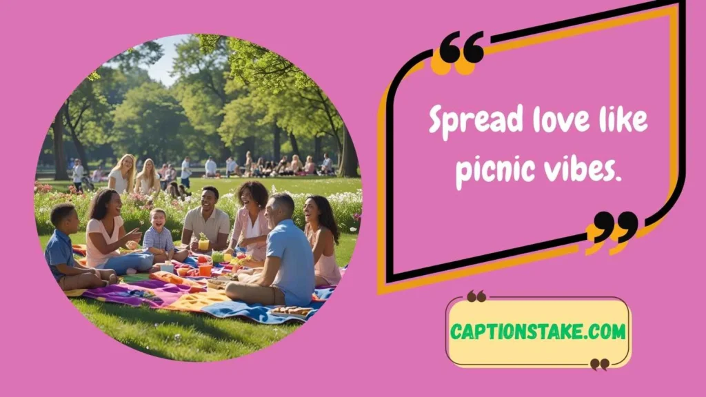 Cute Picnic Captions