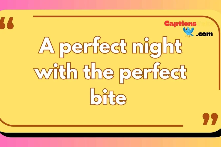 dinner captions for Instagram