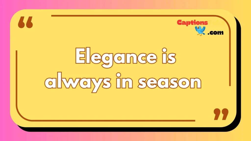 Elegant & Classy Emerald Captions