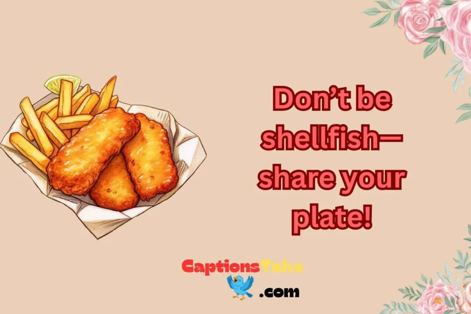 fish and chips captions