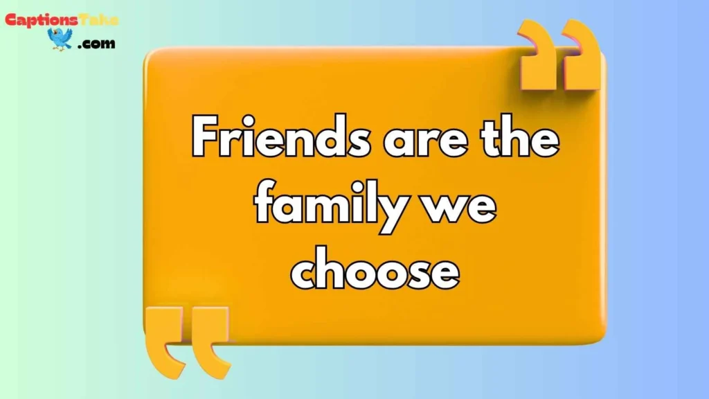 Friends Holiday Captions