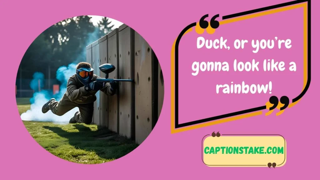 Funny Paintball Captions for Instagram