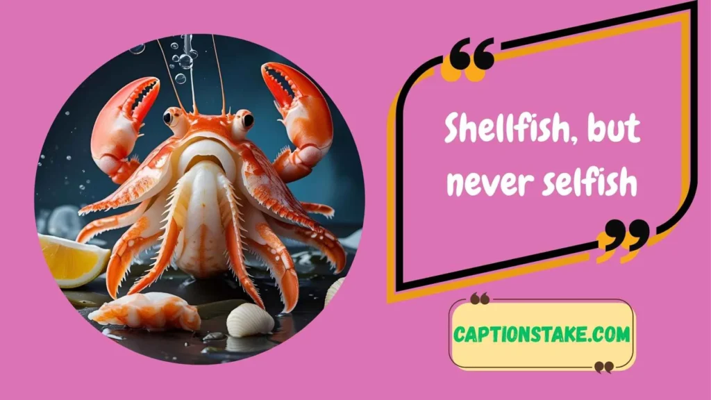 Funny Seafood Captions for Instagram