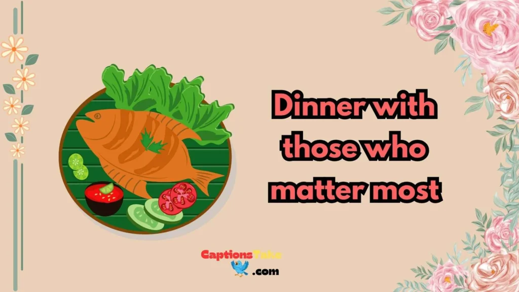 Heartfelt Seafood Captions 