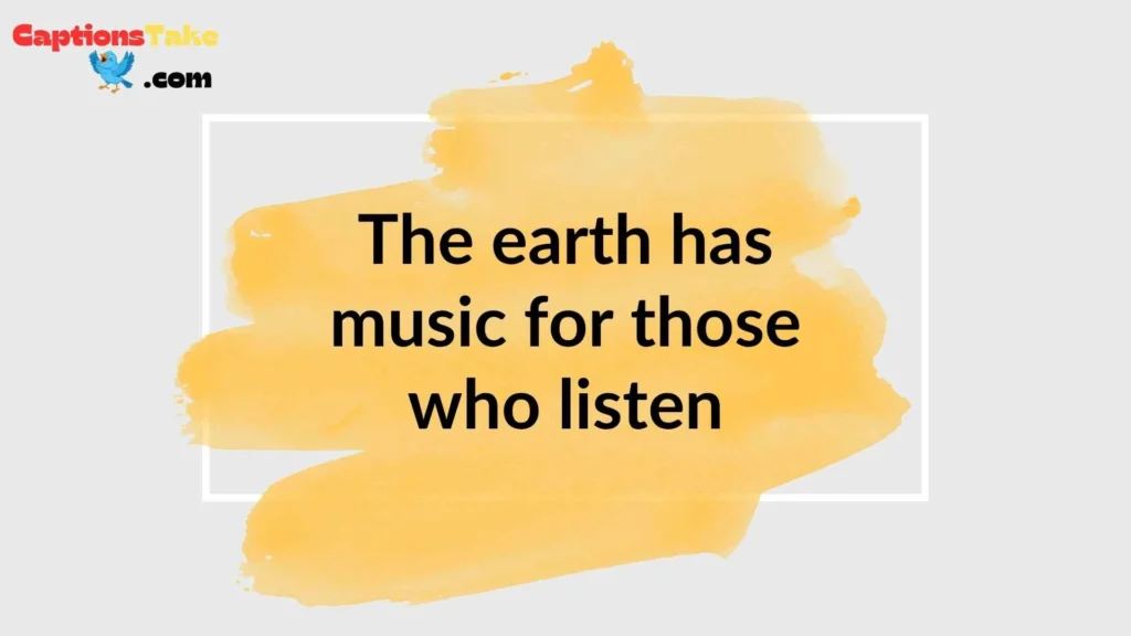 Inspirational Nature Captions