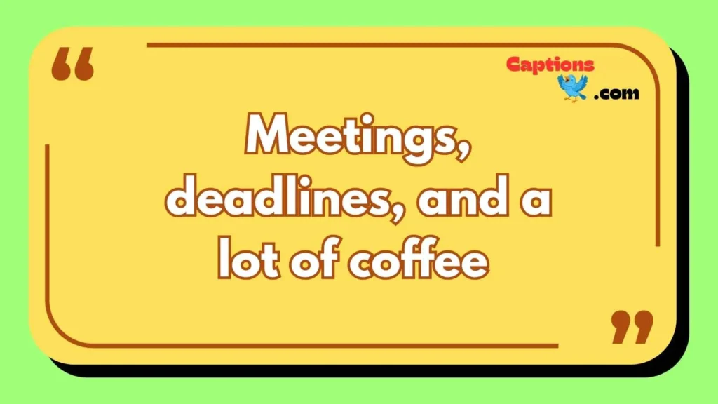 Laptop Work Captions