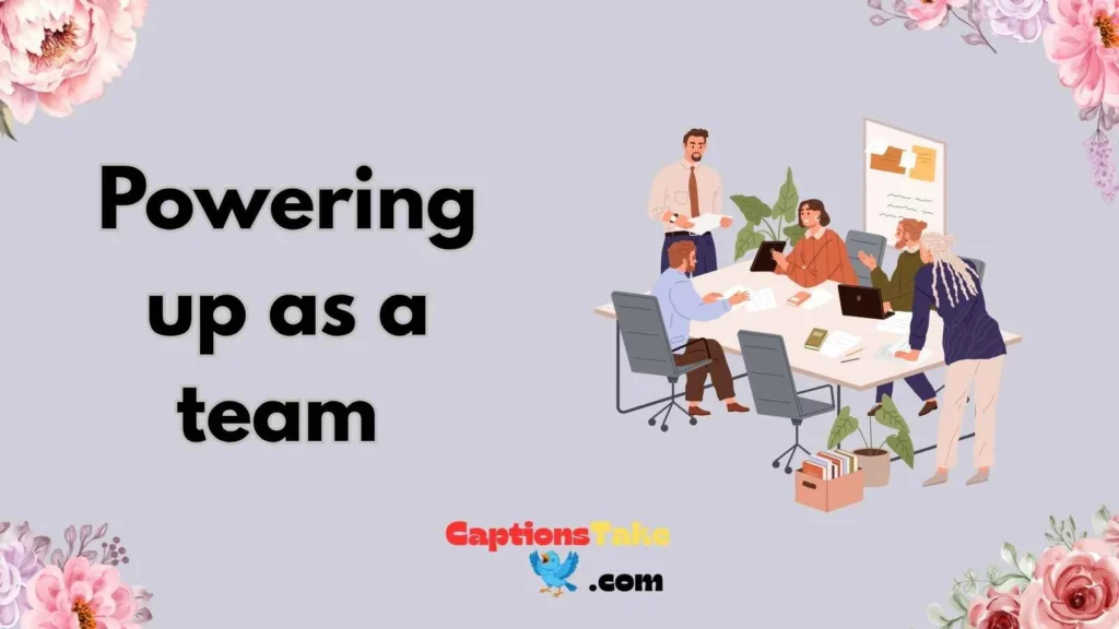 Return to Office Captions for Team Reunions