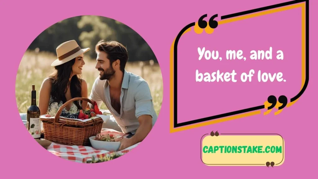 Romantic Picnic Captions