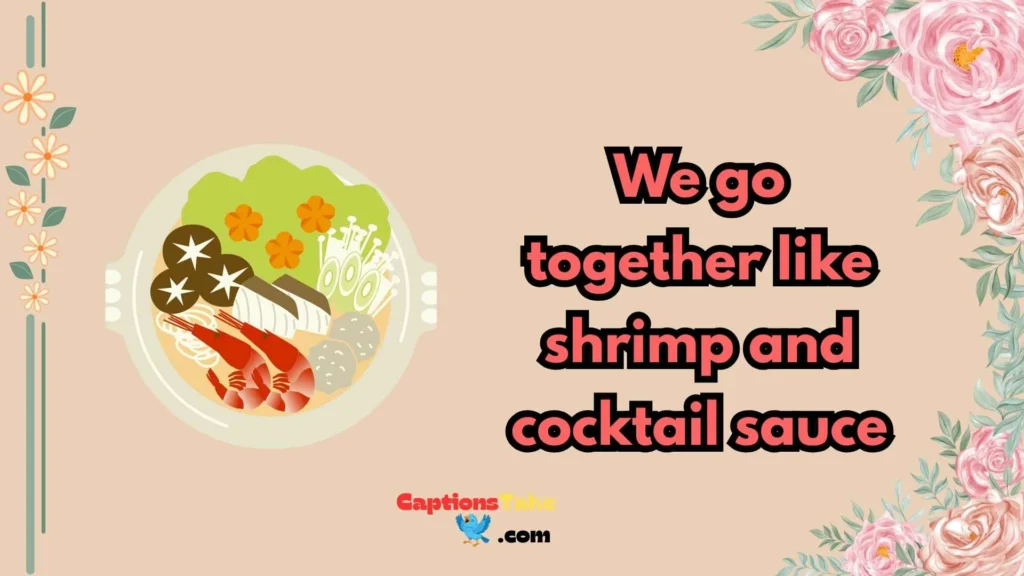 Romantic Seafood Captions for Couples