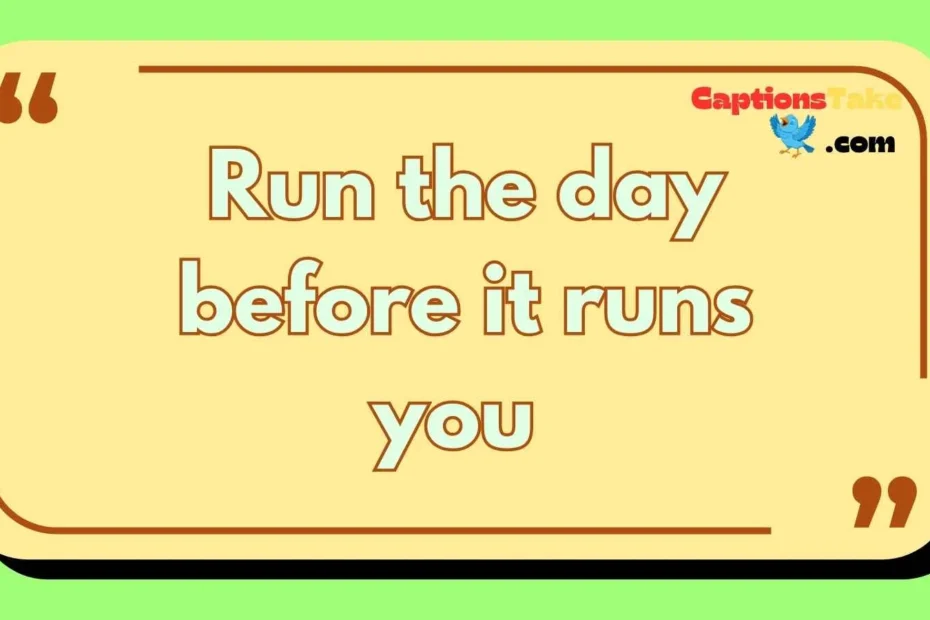 Running Captions for Instagram