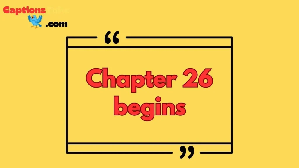 Short caption for 26th birthday