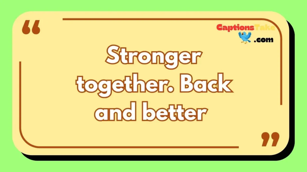 Team Bonding Captions