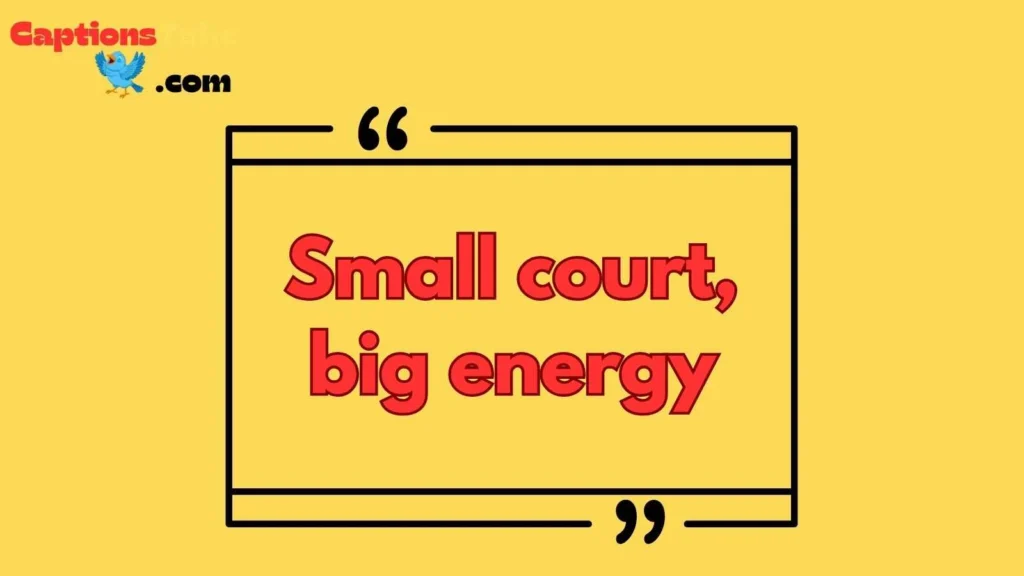 Short pickleball captions