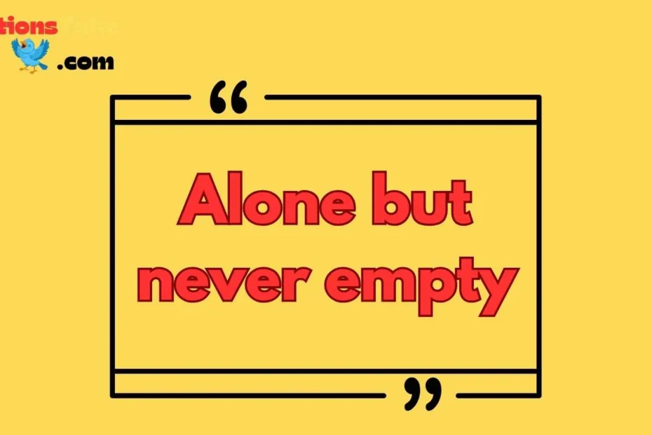 Alone Captions for Instagram