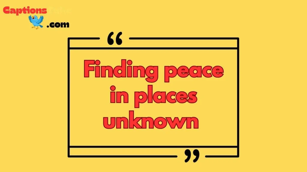 Alone travel captions